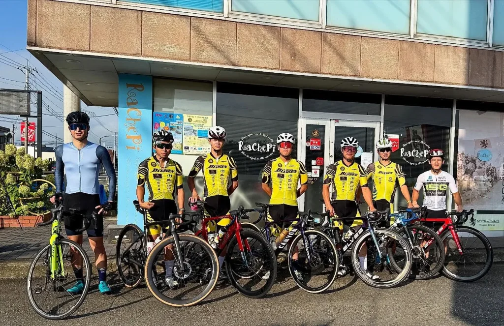 金子大介選手ともにロードレースグループ合同練習会