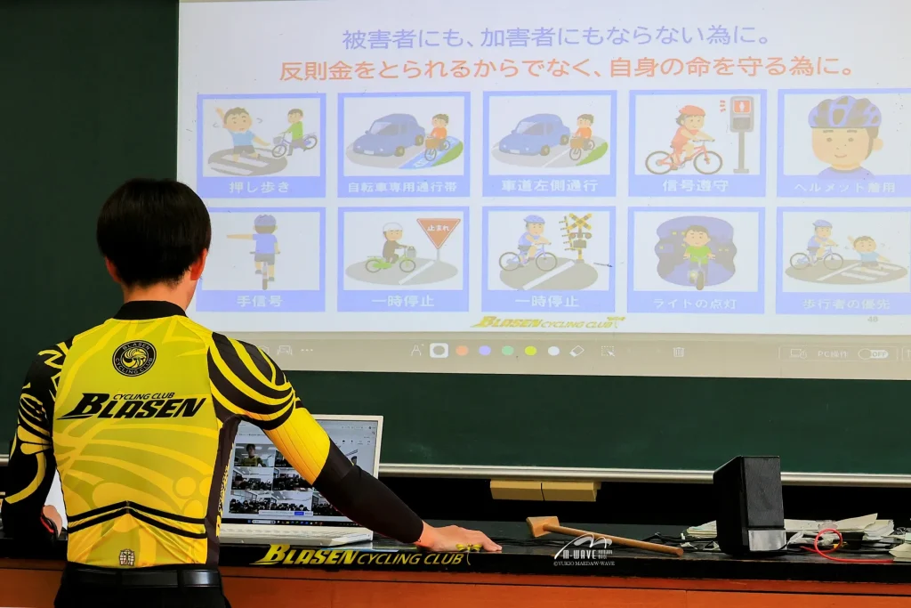 大田原高等学校にて「自転車青切符制度導入」に関する講話を実施